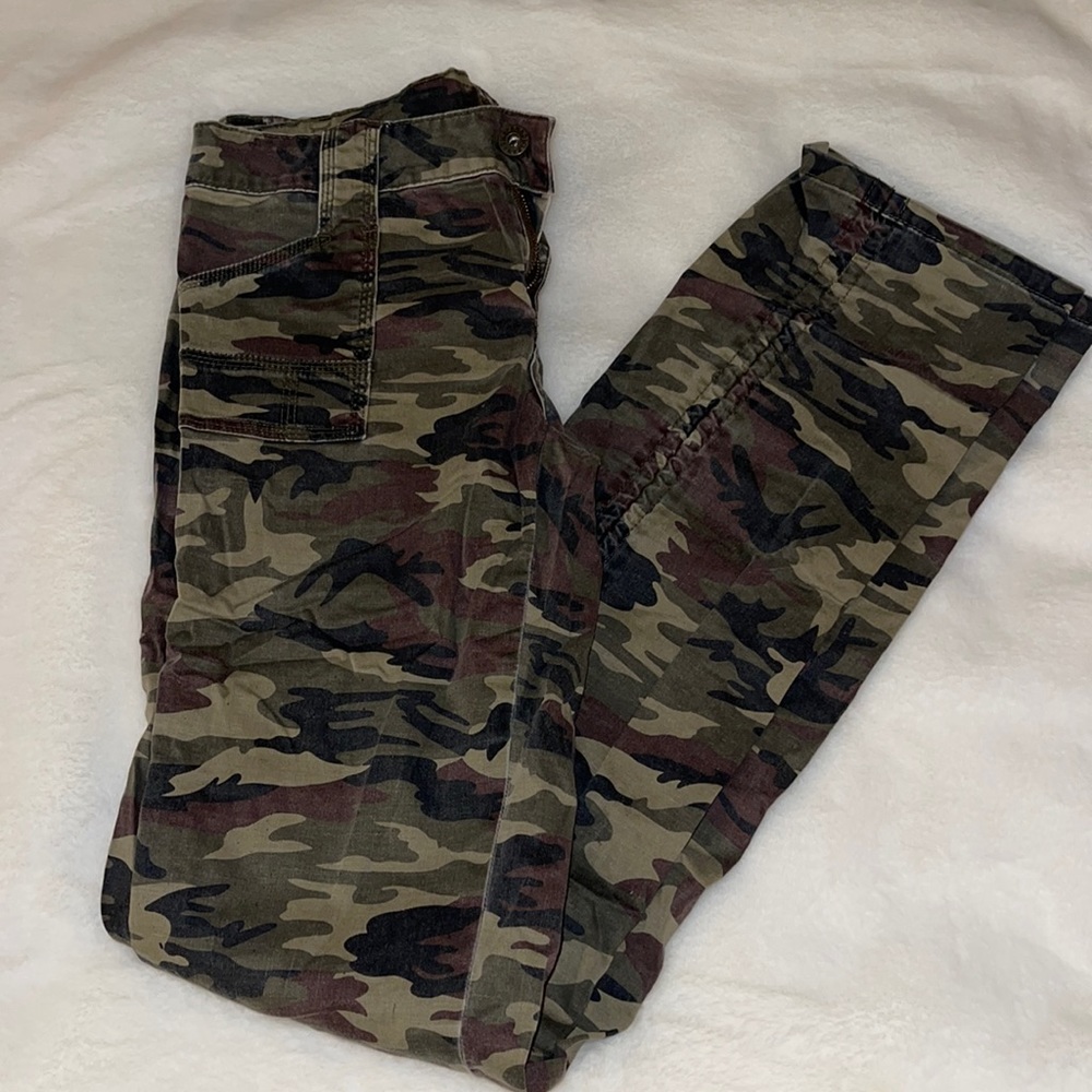 Camo Straight Leg Jeans